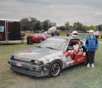 use W Simon w Dad racecar